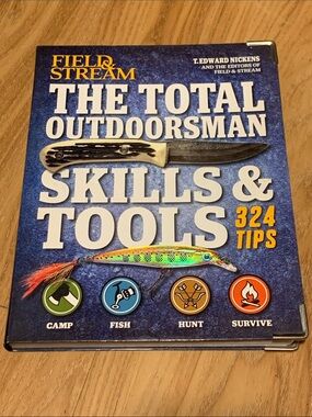 Field & Stream The Total Outdoorsman Skills & Tools Book Blue Cover Survival